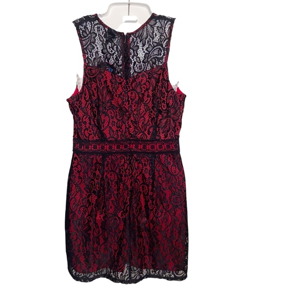Disney Coco Dress Womens Large Red Black Lace Whimsigoth Goth Skater Retro NWT - Picture 2 of 11